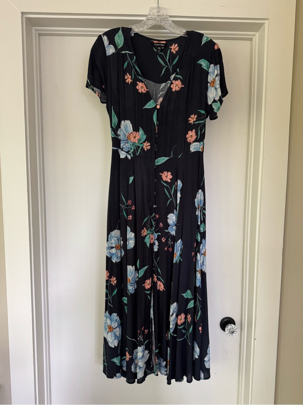 Yumi Kim maxi dress- navy floral